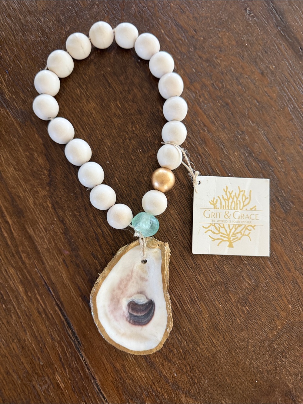 GRIT & GRACE Blessing Beads Oyster Shell